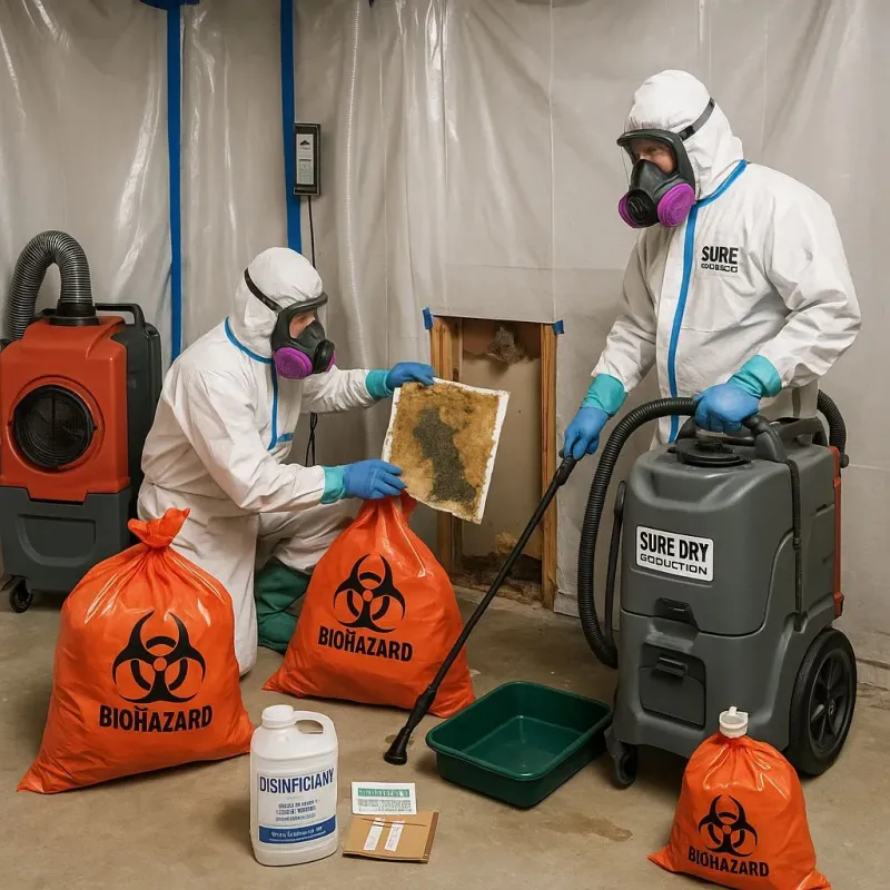 Contaminated Water Handling Protocols process in Candelaria, PR